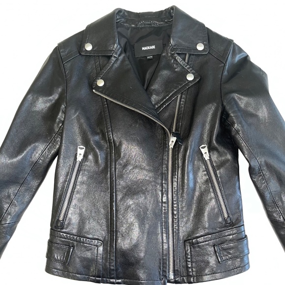 Mackage Leather Jacket - Picture 2 of 10